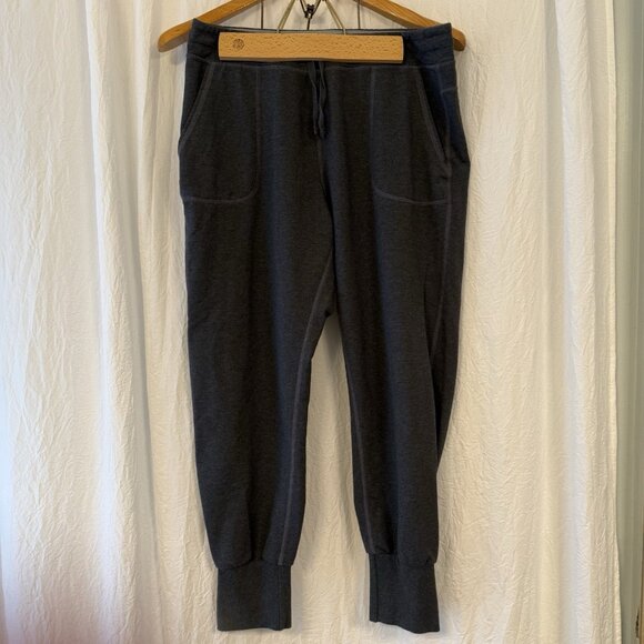 Patagonia Women’s Size Medium Gray Heather Ahnya Jogger Pants Cotton Blend - Picture 4 of 8